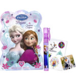 Set Disney: Frozen, Body Stickers, All Over The Body + Frozen, Cardboard Bookmark + Frozen, Eau De Toilette, For Girls, 9.5 ml