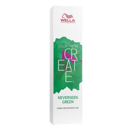 Wella Professionals, Color Fresh Create, Zonder ammoniak, Semi-permanente haarkleuring, Neverseen Green, 60 ml