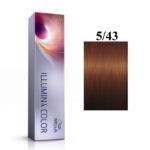 Wella Professionals, Illumina Color, Permanente haarkleuring, 5/43 Light Chestnut Golden Red, 60 ml