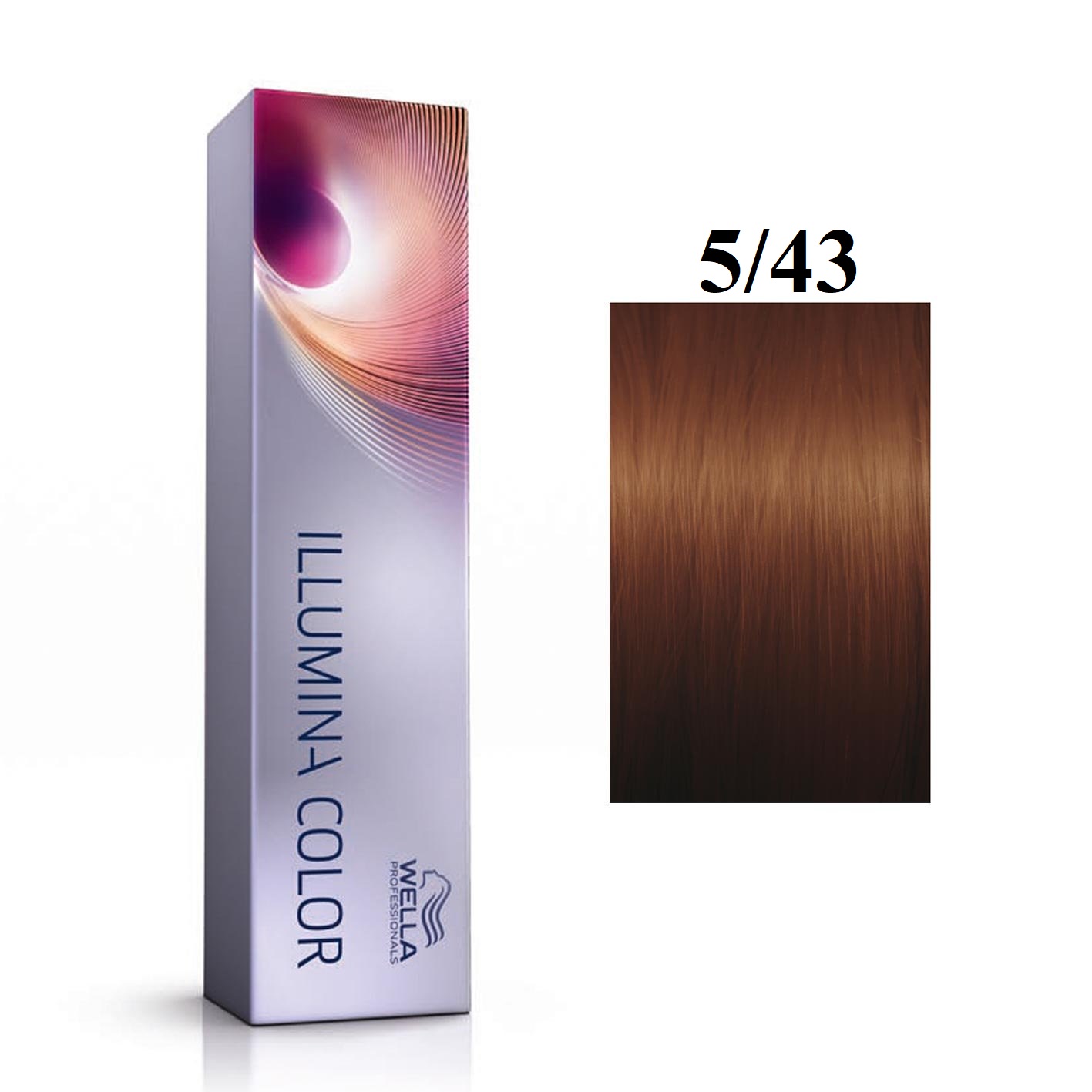 wella-professionals-illumina-color-permanent-hair-dye-5-43-light-chestnut-golden-red-60-ml-0-8005610538686-1672601134 Wella Professionals, Illumina Color, Permanente haarkleuring, 5/43 Light Chestnut Golden Red, 60 ml - Afbeelding 1