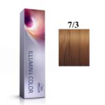 Wella Professionals, Illumina Color, Permanente haarkleuring, 7/3 Golden Medium Blond, 60 ml