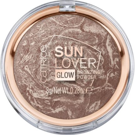 Catrice, Sun Glow, Stralend, Bronzer compact poeder, 010, Sun-Kissed Bronze, 8 g