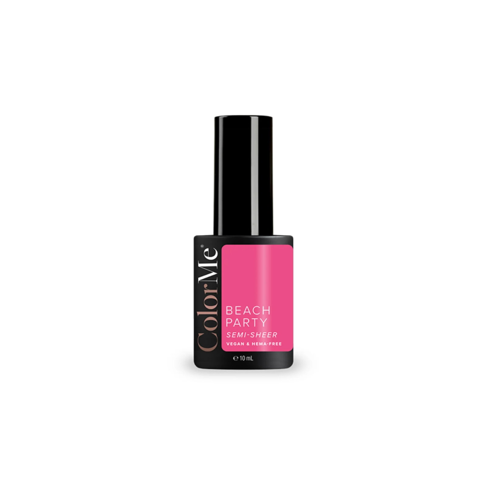 colorme-cosmetics-beach-party-semi-sheer-semi-permanent-nail-polish-translucent-10-ml-1785909286-1 ColorMe Cosmetics, Beach Party, Halfdoorzichtig, Semi-permanente nagellak, Doorschijnend, 10 ml - Afbeelding 1