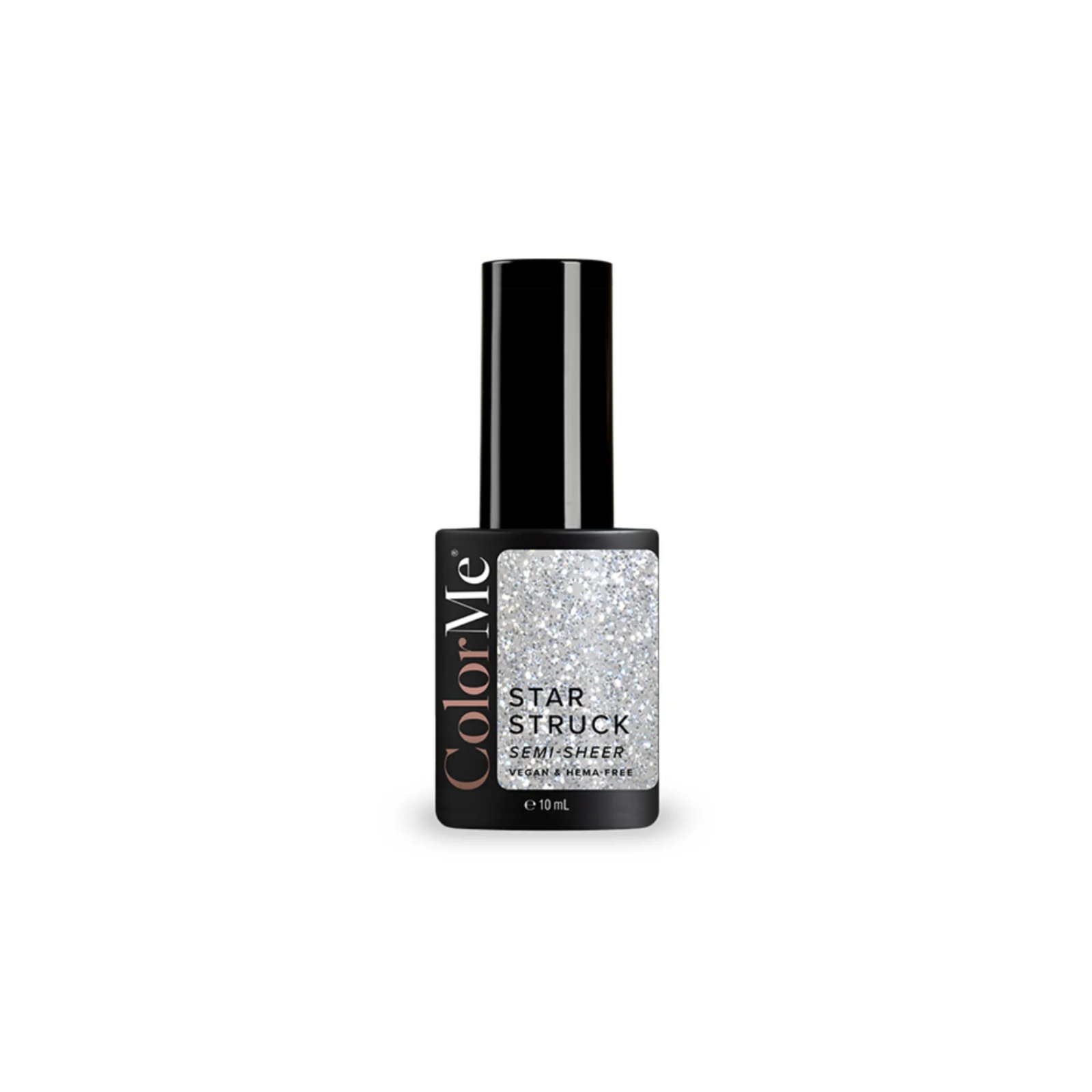 colorme-cosmetics-starstruck-gel-semi-permanent-nail-polish-translucent-10-ml-1785906866-2 ColorMe Cosmetics, Starstruck, Gel, Semi-permanente nagellak, Doorschijnend, 10 ml - Afbeelding 1
