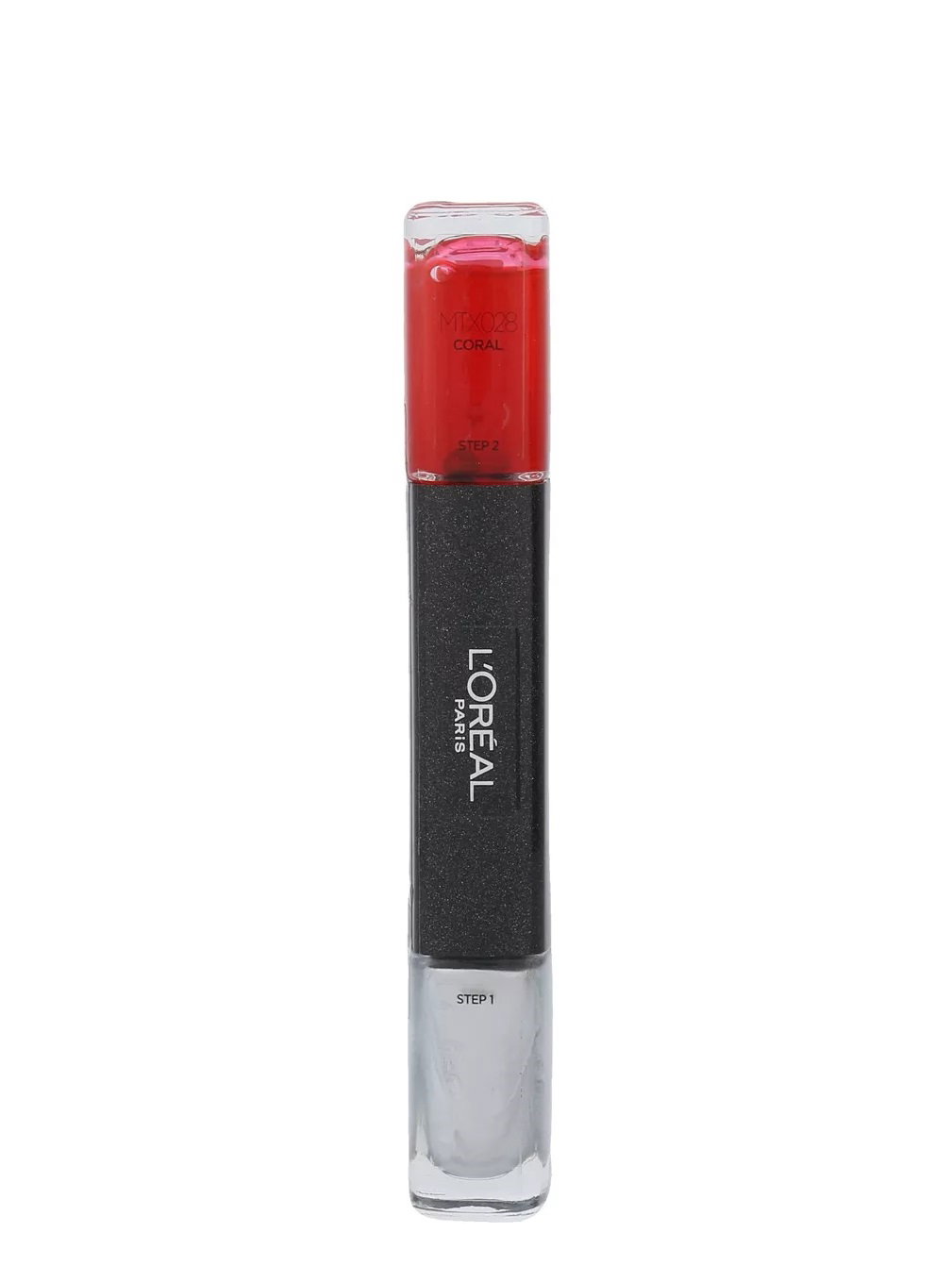 l-oreal-paris-infallible-nail-polish-2-in-1-028-coral-5-ml-1670328867 L'Oreal Paris, Infallible, Nagellak 2-in-1, MTX 028, Koraal, 2 x, 5 ml - Afbeelding 1