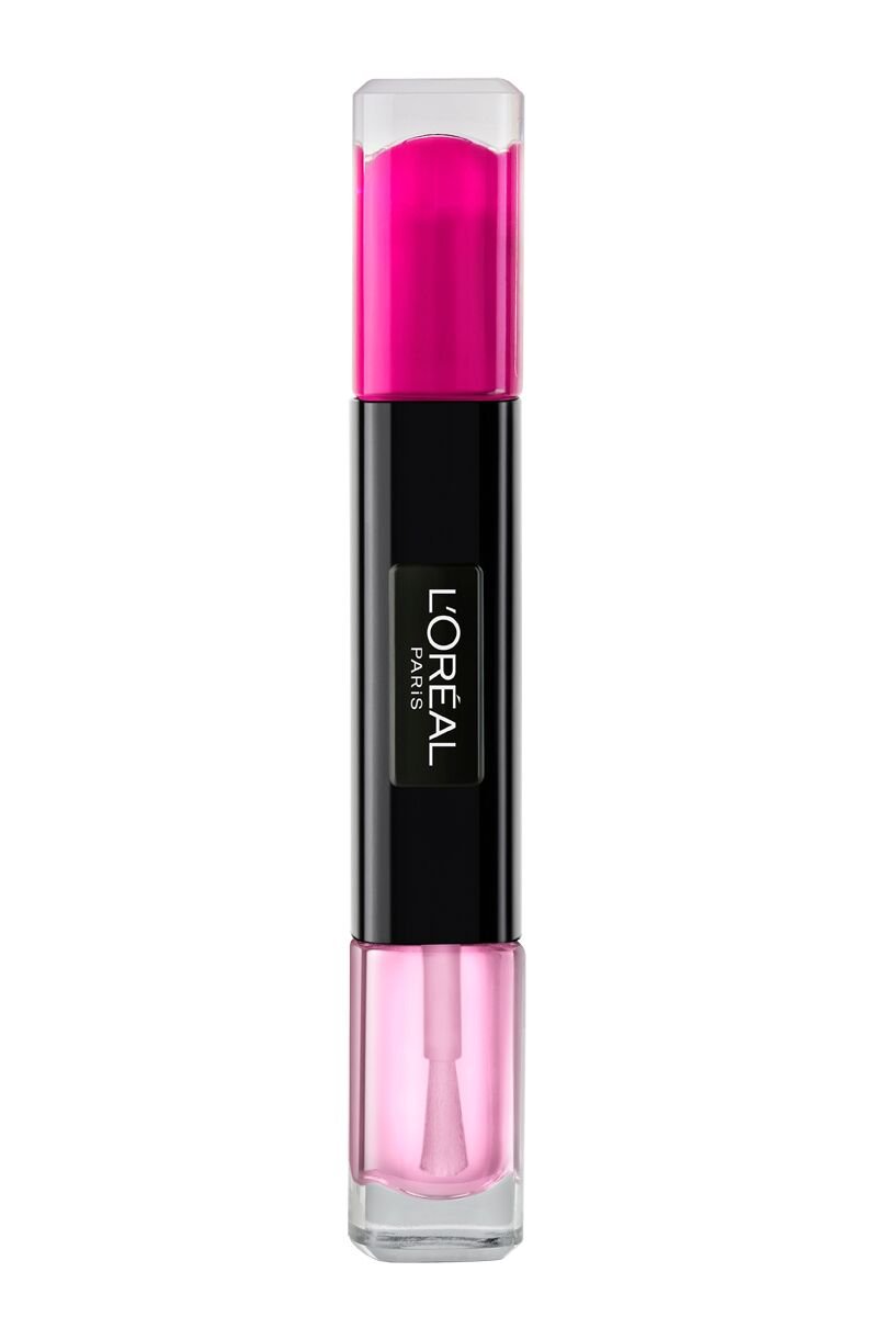 Version 1.0.0 L'Oreal Paris, Infallible, Nagellak 2-in-1, 132, Roze verf, 2 x, 5 ml - Afbeelding 1