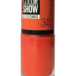 Maybelline, Color Show 60 Seconds, Nagellak, Nr. 341, Oranje bijlage, 7 ml