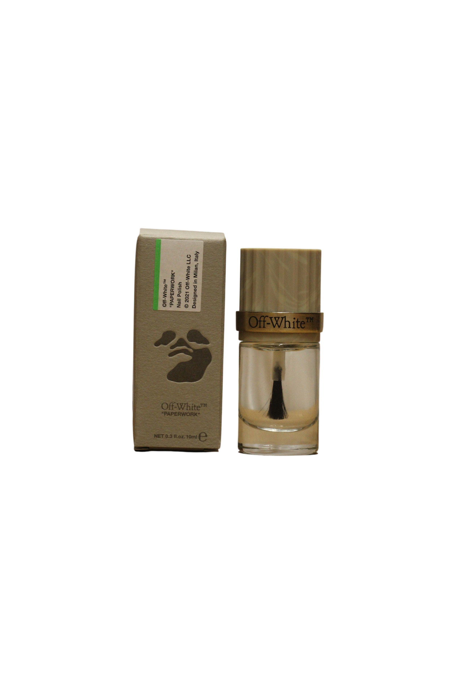 off-white-paperwork-top-coat-nail-polish-10-ml-1781505726 Off-White, Paperwork, Toplaag, Nagellak, 10 ml - Afbeelding 1