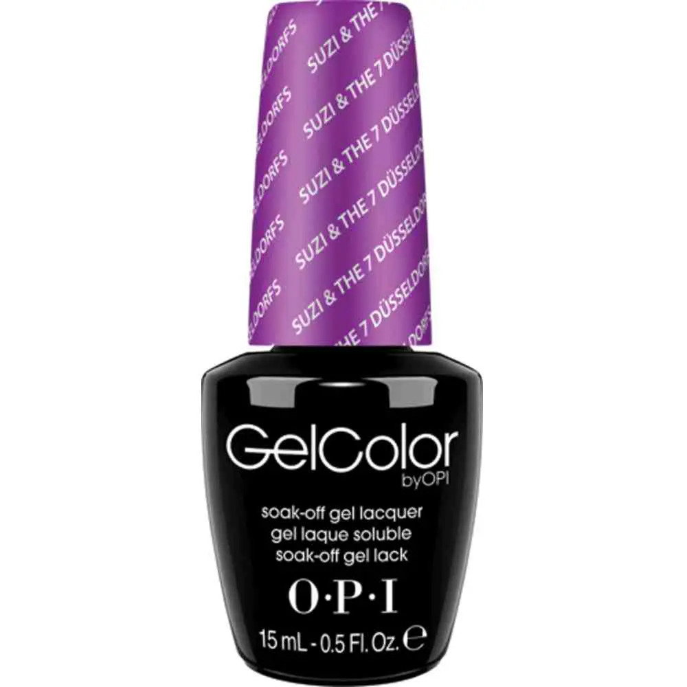 opi-gel-color-top-coat-semi-permanent-nail-polish-suzi-the-7-dusseldorfs-15-ml-1682059738 Opi, Gel Color, Toplaag, Semi-permanente nagellak, Suzi en de zeven Düsseldorfs, 15 ml *Tester - Afbeelding 1