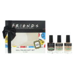 Set Trio, Warner Bros, Friends, Chipbestendig, Nagellak, Koffie, 3 st, 12 ml
