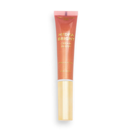 Revolution Pro, Hydra Bright, Veganist, Dauwachtig, Crèmeblush, Gouden, 12 ml