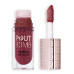 Makeup Revolution, Pout Bomb, Dik, Lipgloss, Rosewood Rose, 4.6 ml - Afbeelding 2