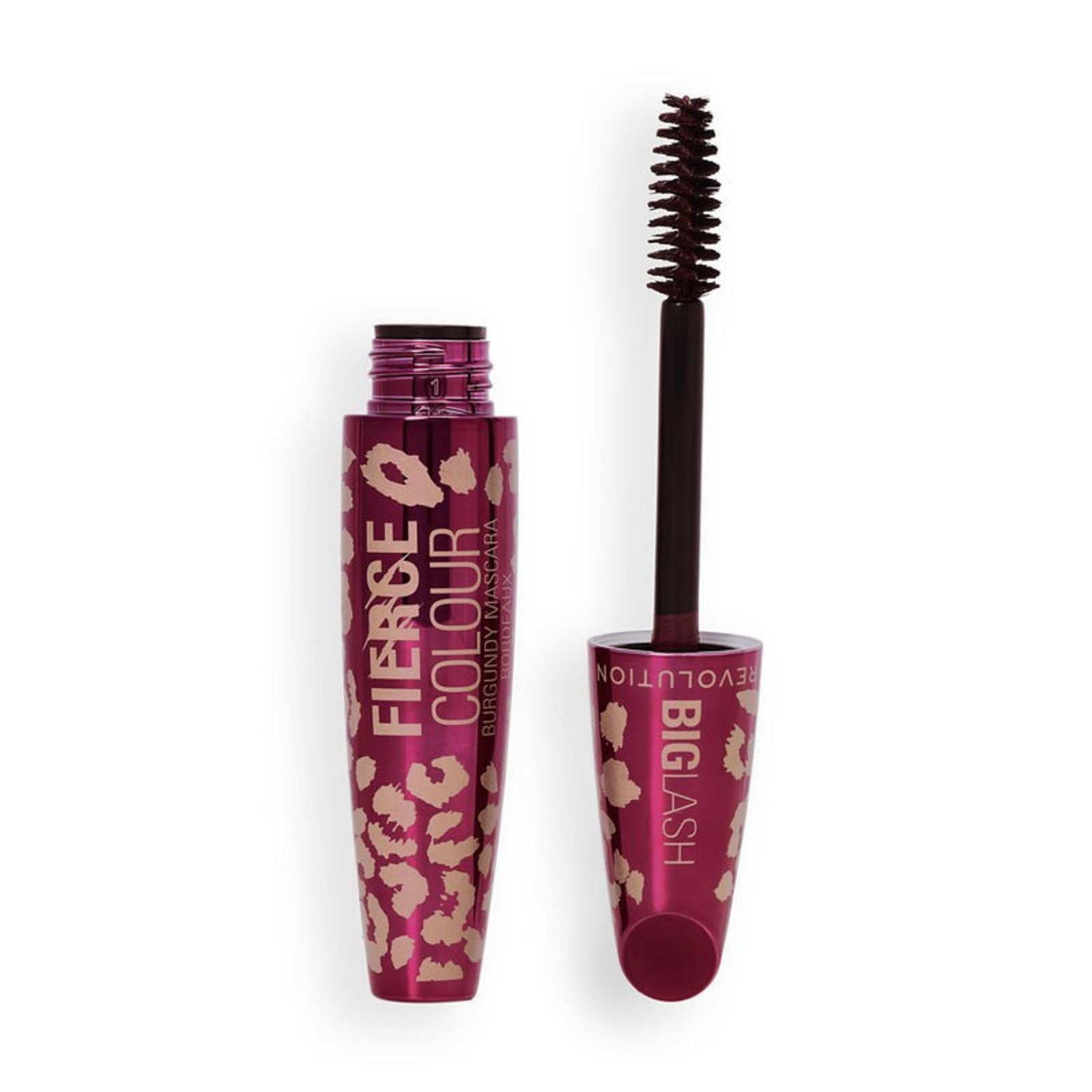 00365057566878302-0-6a27f6e1d368a-1 Makeup Revolution, Big Lash Fierce, Volume, Mascara, Bourgondië, 9 g - Afbeelding 1
