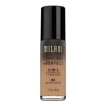 Milani, Conceal + Perfect, Vloeibare foundation & concealer 2-in-1, 04, Middelbeige, 30 ml