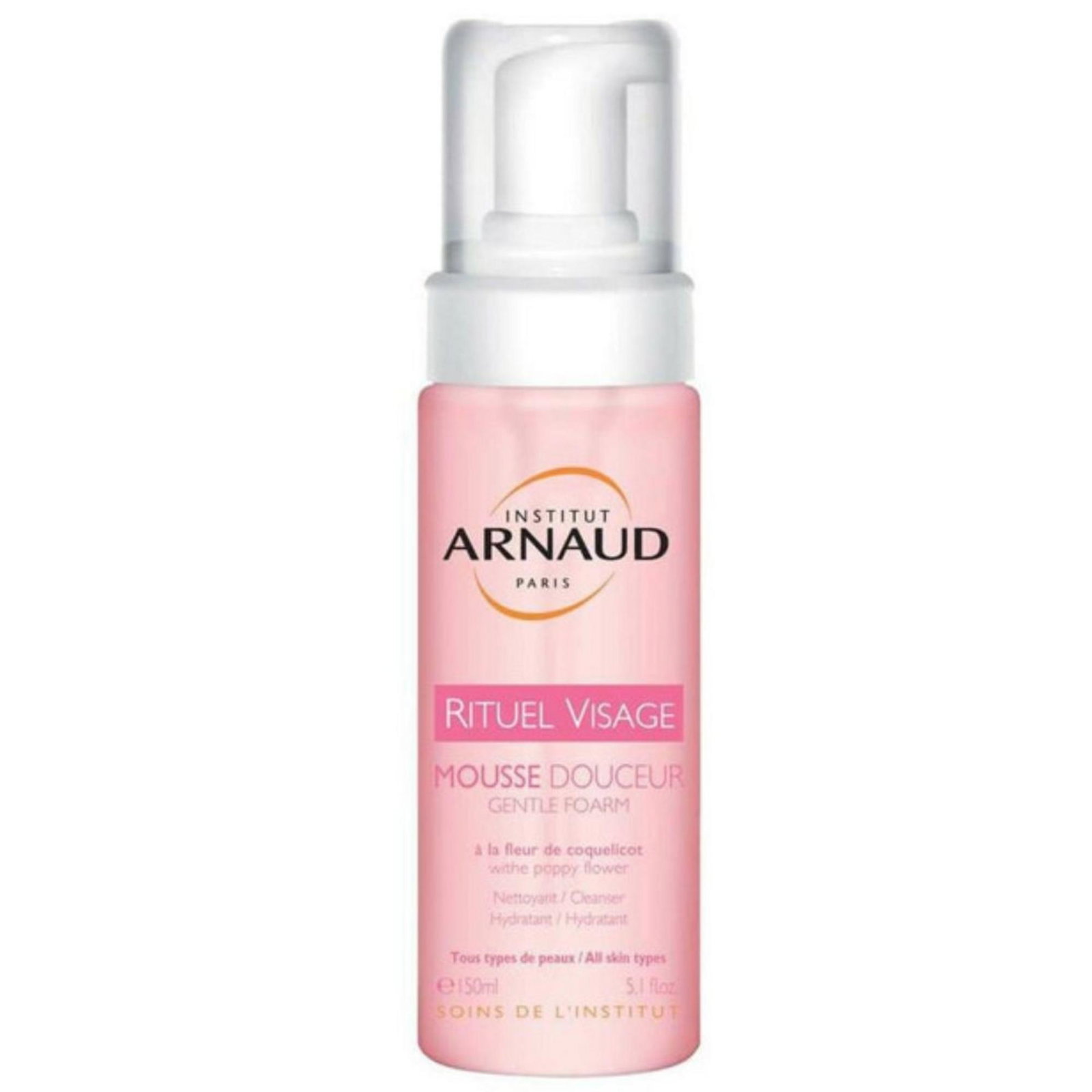 08033141389905238-0-68ef5cb83e01d Institut Arnaud, Facial Care Ritual, Natuurlijk, Zuiveren, Reinigingsschuim, 150 ml - Afbeelding 1