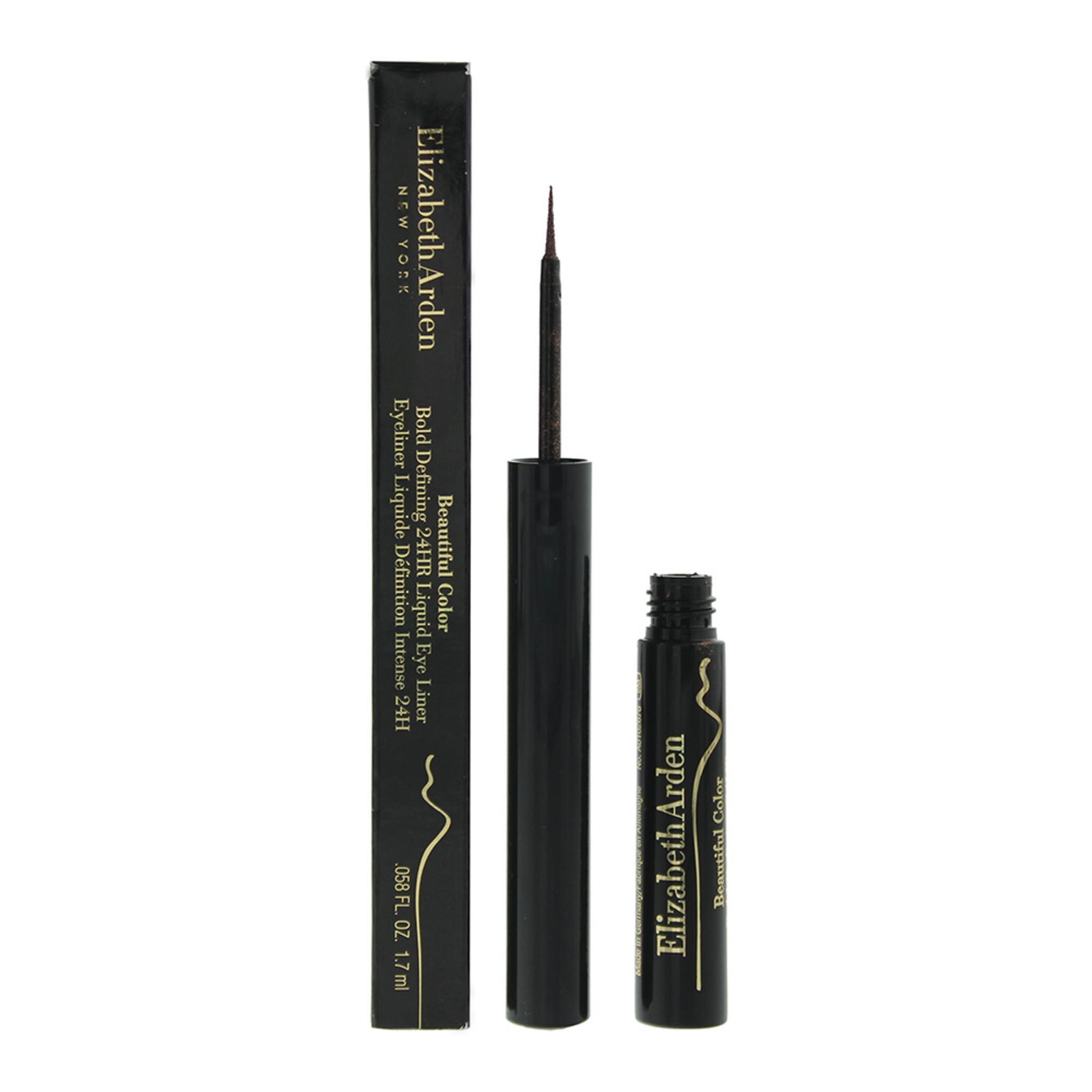 10038638-00101 Elizabeth Arden, Beautiful Color, Viltstift, Vloeibare eyeliner, 02, Verguld bruin, 1.7 ml - Afbeelding 1