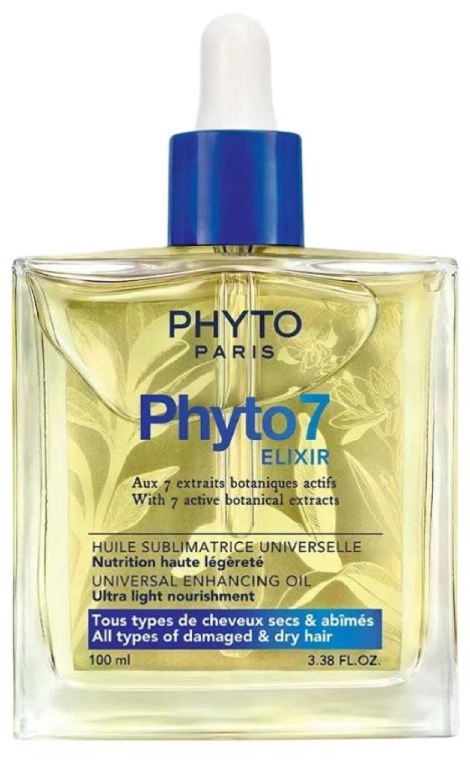 20423701436937577-2-6a57706689ae2 Phyto, Phyto 7, Haaroliebehandeling, Nourishing & Moisturising, 100 ml - Afbeelding 1