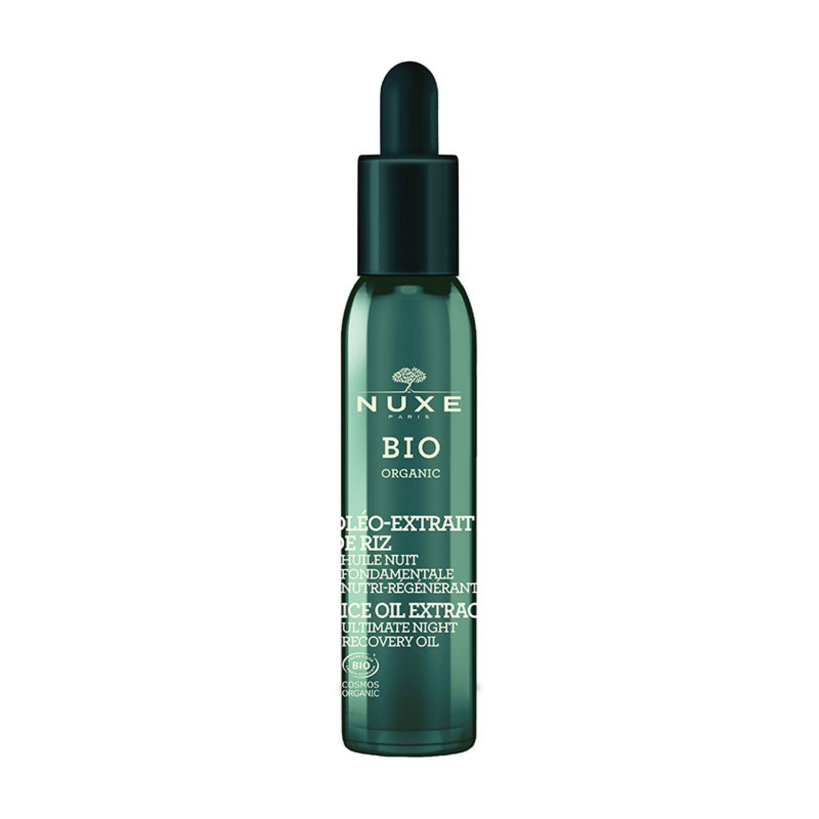 3264680023071-2-68e3330b20d0a Nuxe, Bio Organic, Rijstextract, Regenereren, Nacht, Olie, Voor gezicht, 5 ml - Afbeelding 1