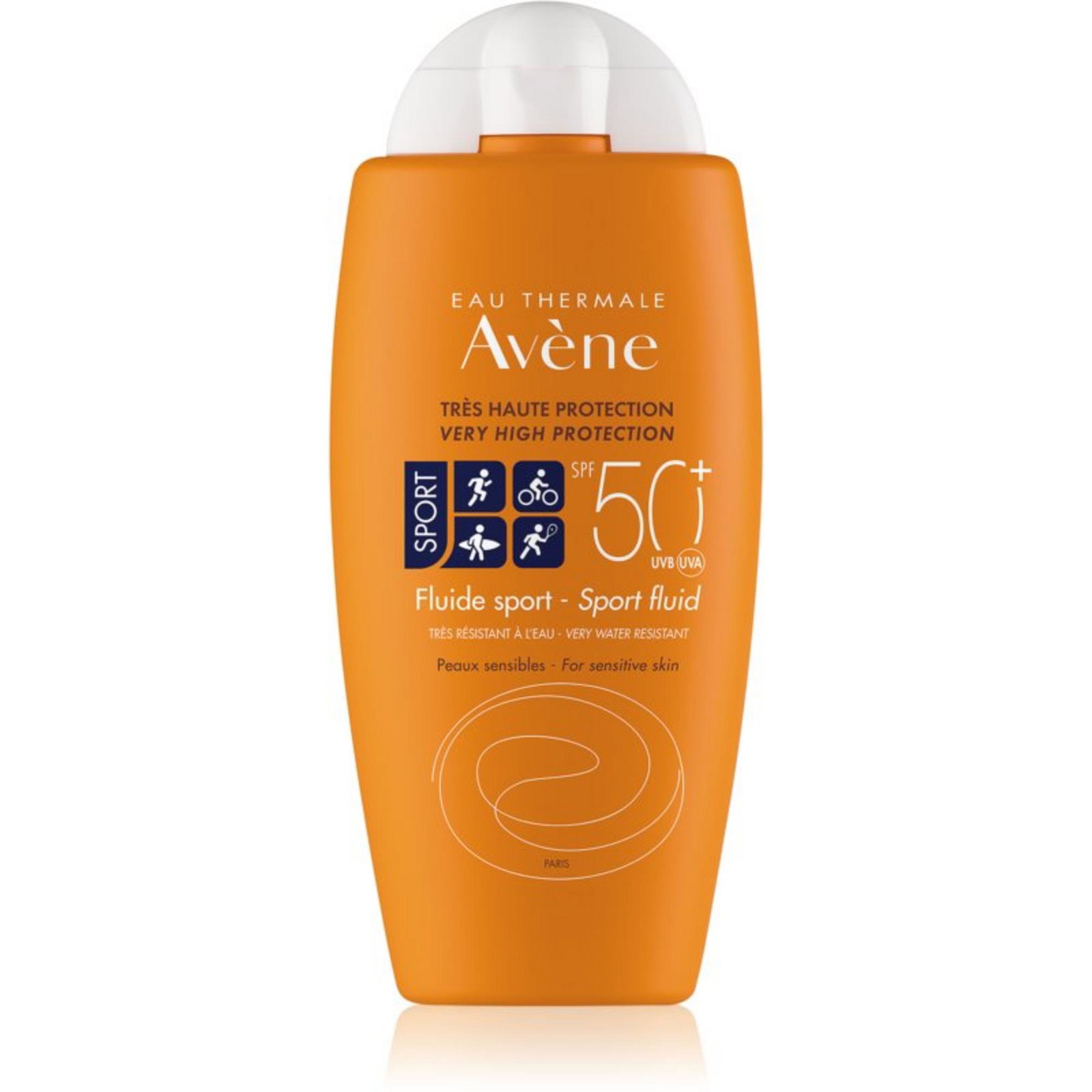 3282770101362-0-69761d327c6ca Avene, Sport Fluid, Photo-Protecteur, Zonnebrandfluid, Voor gezicht & lichaam, SPF50+, 100 ml - Afbeelding 1