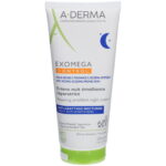 A-Derma, Exomega Control, Verzachtend middel, Nacht, Room, Voor gezicht, 200 ml