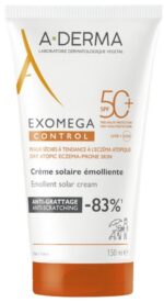 A-Derma, Exomega Control, Verzachtend middel, Room, Voor gezicht & lichaam, SPF 50+, 150 ml - Afbeelding 2