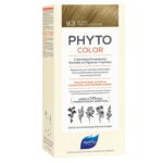 Phyto, Color, Permanente haarkleuring, 9.3 Very Light Golden Blonde, 50 ml