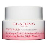 Clarins, White Plus, Revitaliserend, Verhelderend, Gelmasker, Gezicht, Hals, Décolleté, 50 ml