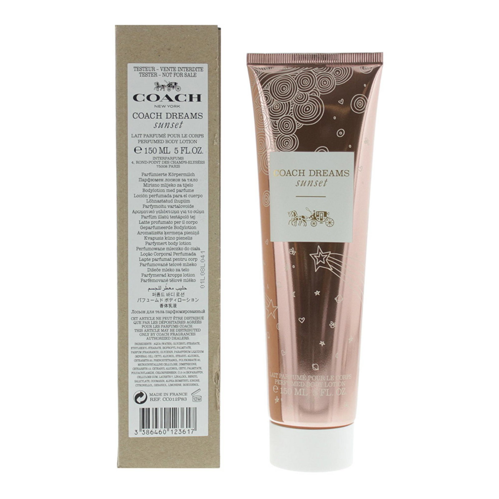 10034083-001 Coach, Dreams Sunset, Hydraterend, Dagelijks, Bodylotion, 150 ml *Tester - Afbeelding 1