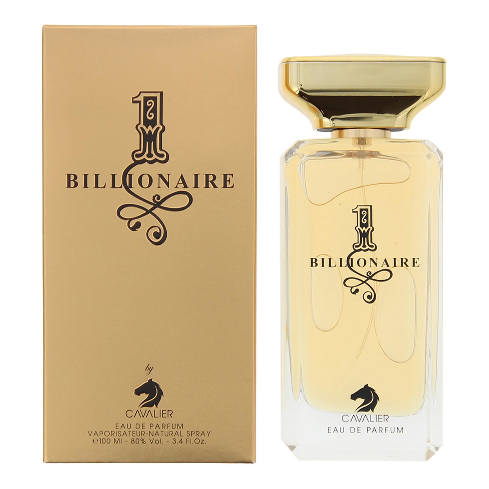 10053628-00101 Cavalier, Billionaire, Parfumwater, Voor mannen, 100 ml - Afbeelding 1
