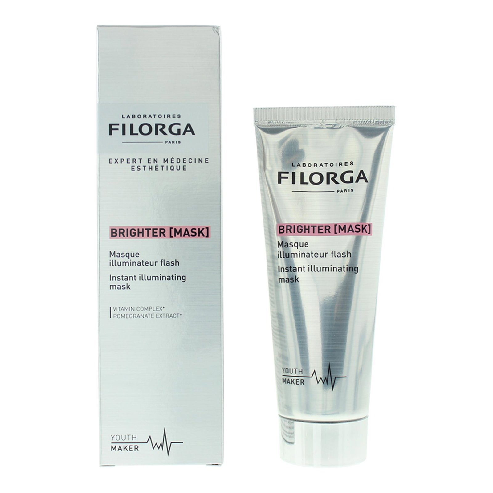 10049558-00101 Filorga, Brighter Instant, Verheldering, Gelmasker, Voor gezicht, 75 ml - Afbeelding 1