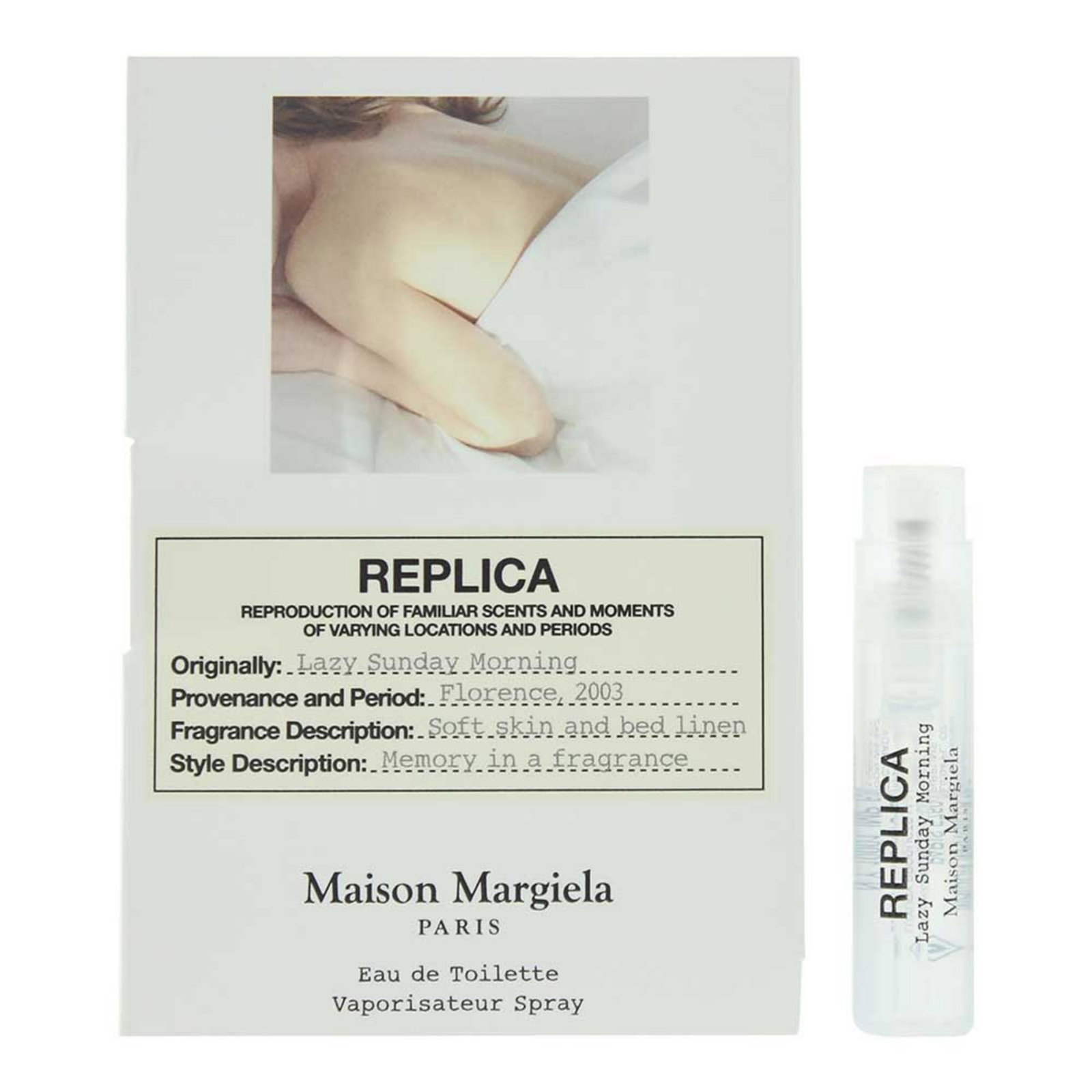 10052833-00101 Maison Margiela, Lazy Sunday Morning, Eau de Toilette, Uniseks, 1.2 ml Flesje - Afbeelding 1