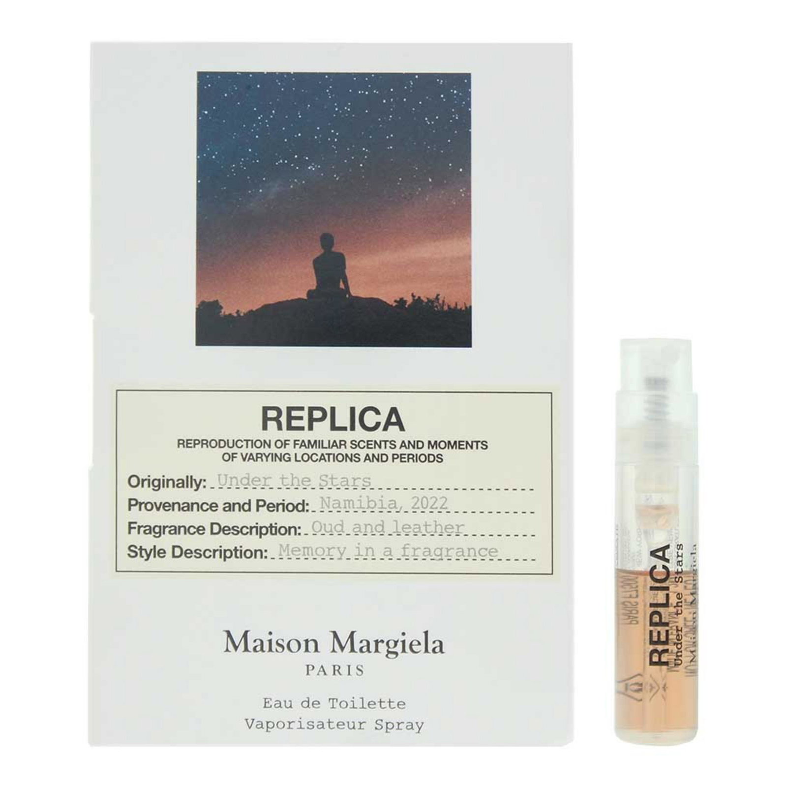 10052949-00101 Maison Margiela, Replica Under The Stars, Eau de Toilette, Uniseks, 1.2 ml Flesje - Afbeelding 1