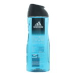 Adidas, Ice Dive, Aquatisch, Douchegel, Gezicht, Lichaam, Haar, Alle huidtypes, 400 ml