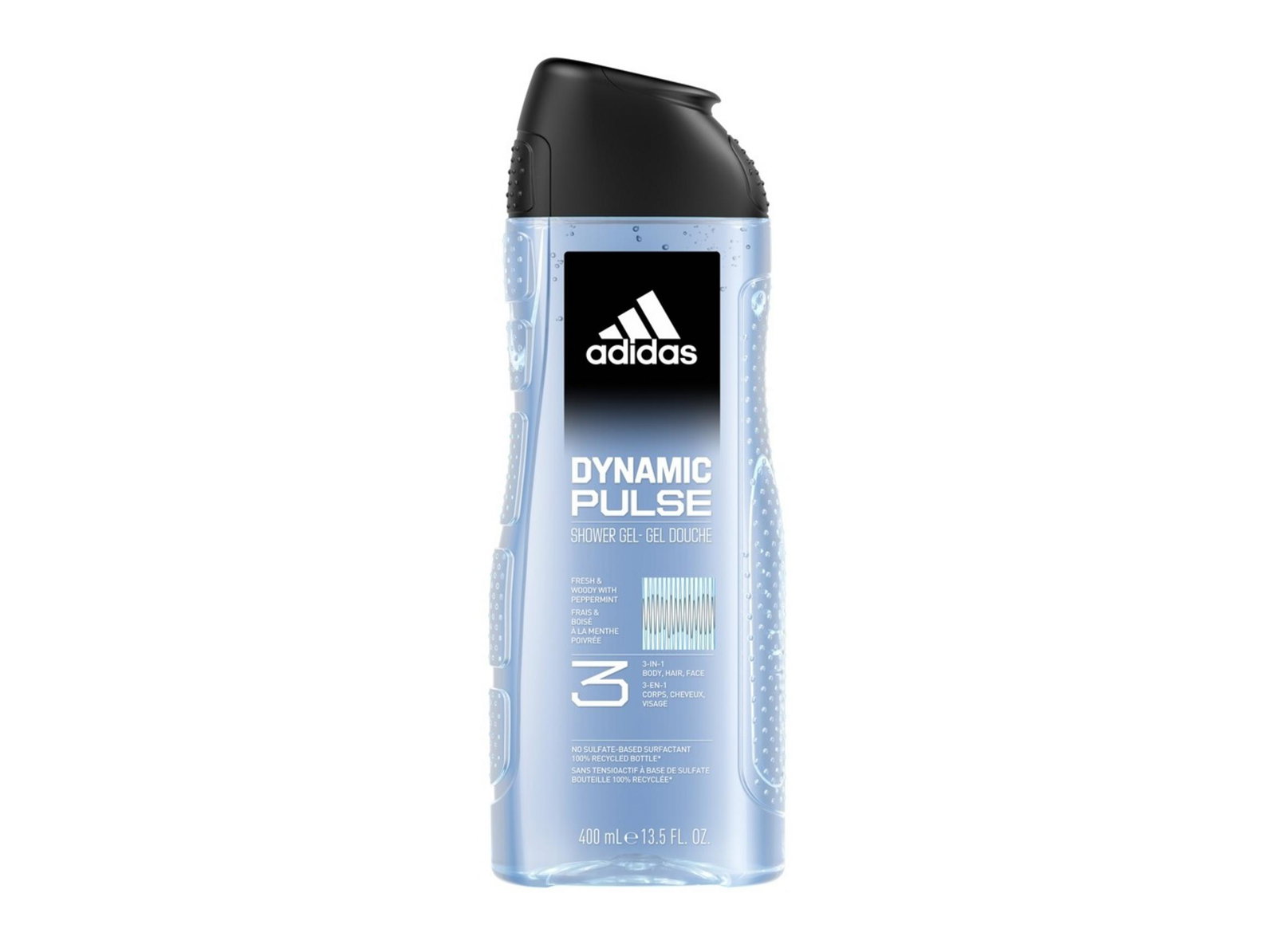 3616303459093-1-690ef9ae086f1 Adidas, Dynamic Pulse, Vernieuwt, Douchegel, Lichaam, Gezicht, Haar, Alle huidtypes, 400 ml - Afbeelding 1