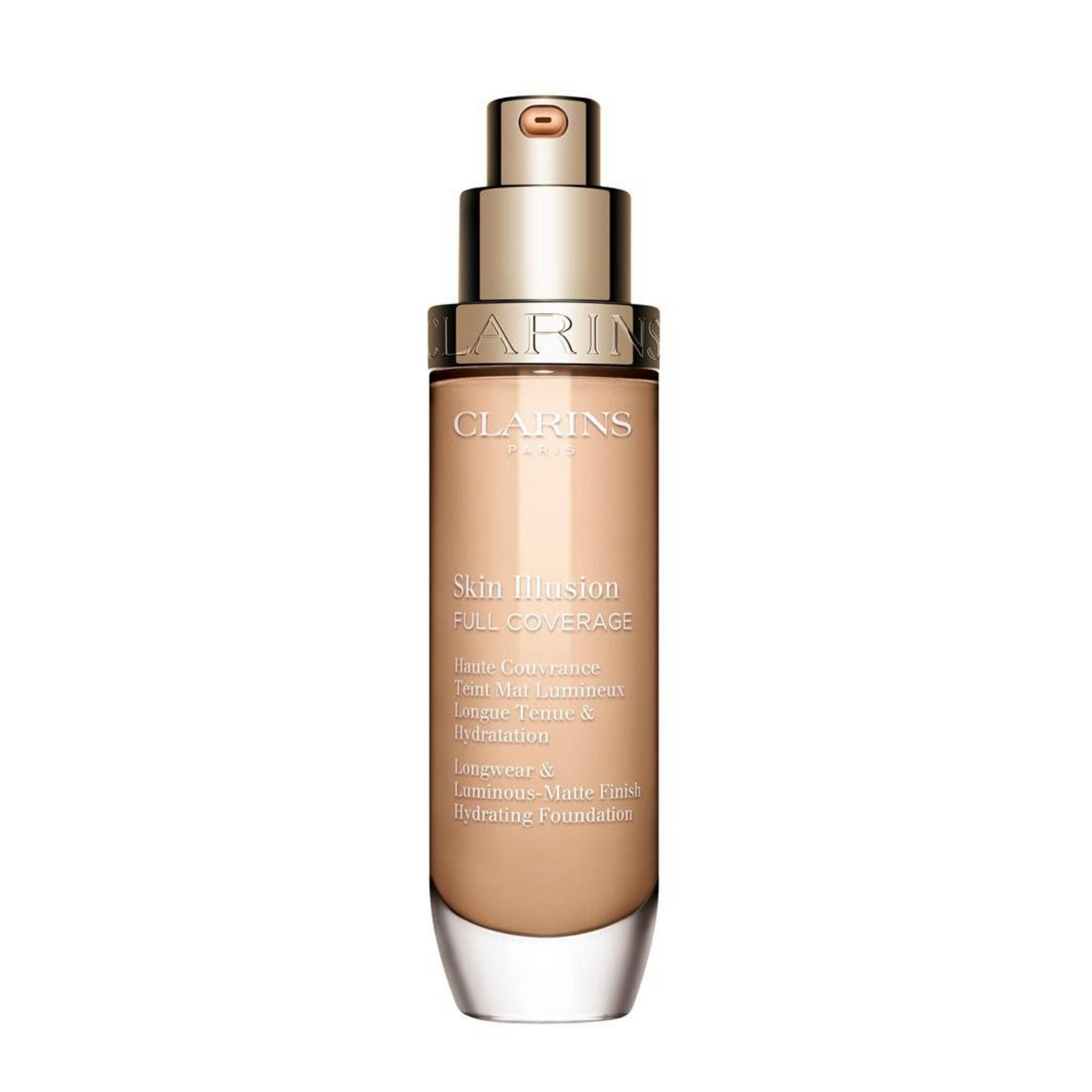 3666057241352-1-68e50a2446810 Clarins, Skin Illusion, Volledige dekking, Vloeibare foundation, 103N, 30 ml - Afbeelding 1