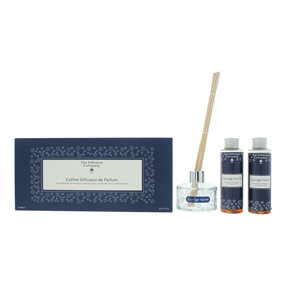 3760033639543-68b880f766916 Duo Set, The Different Company, Sauvage Vanille, Vanille, Luchtverfrisser voor kamers, 2 st, 100 ml - Afbeelding 1