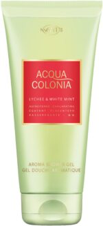 4711, Acqua Colonia, Lychee en witte munt, Hydraterend, Douchegel, Lichaam, Alle huidtypes, 200 ml