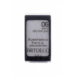 ArtDeco, ArtDeco, Eyeshadow Powder, 06, Pearly Light Silver Grey, 1 Shade, Refill, 0.8 g