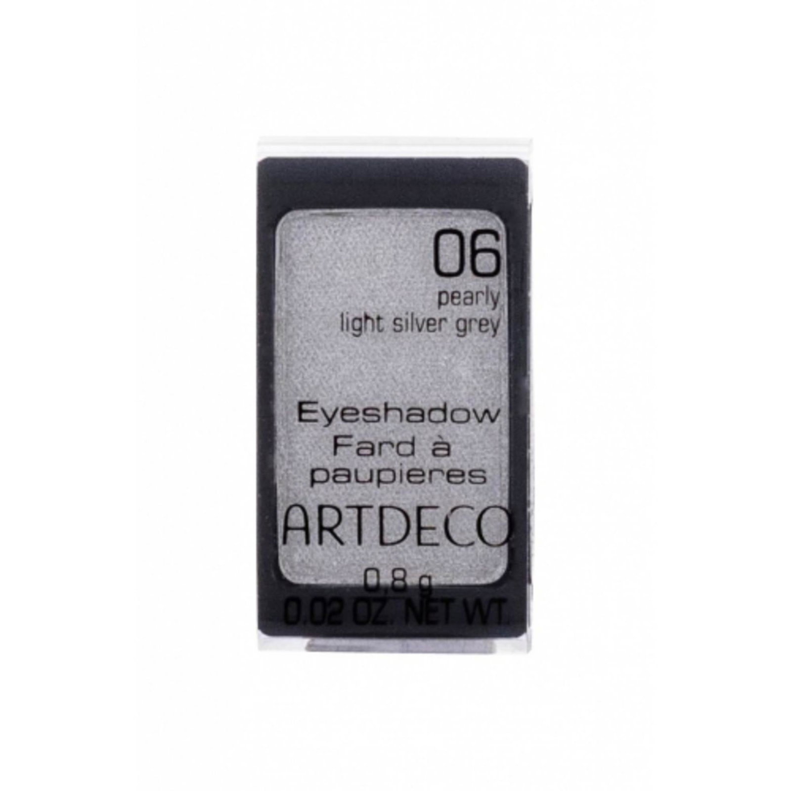 4019674030066-1-6a60335e17ab2 ArtDeco, ArtDeco, Eyeshadow Powder, 06, Pearly Light Silver Grey, 1 Shade, Refill, 0.8 g - Afbeelding 1