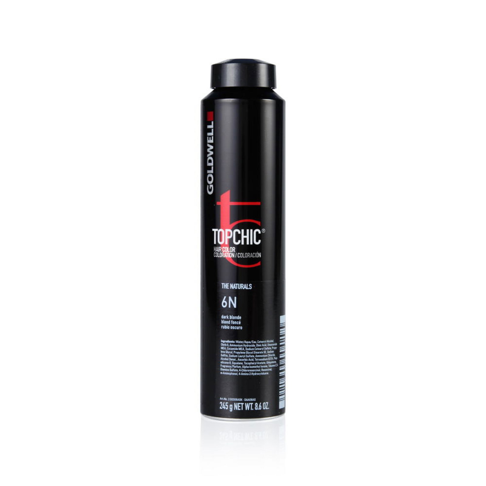 4021609004295-0-69cc531e54d44 Goldwell, TopChic, Permanente haarkleuring, 6N Dark Blonde, 250 ml - Afbeelding 1