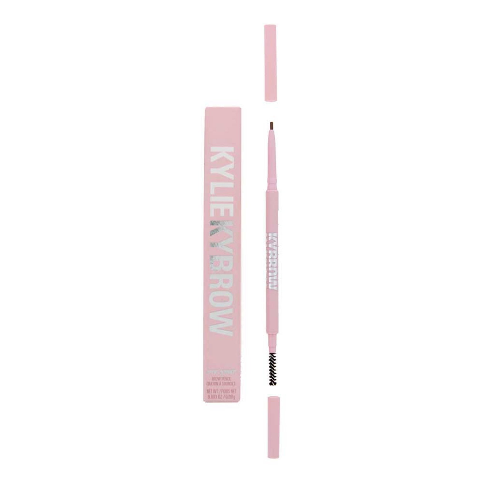 10054700-00101 Kylie Cosmetics, Kybrow, Gedefinieerd, Wenkbrauwcrème potlood & borstel 2-in-1, 001, Blond, 0.09 g - Afbeelding 1
