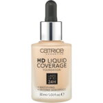 Catrice, HD, Veganist, Mat, Vloeibare foundation, 30, Zandbeige, 30 ml - Afbeelding 3