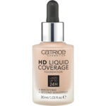 Catrice, HD, Veganist, Glad, Vloeibare foundation, 40, Warm beige, 30 ml - Afbeelding 3