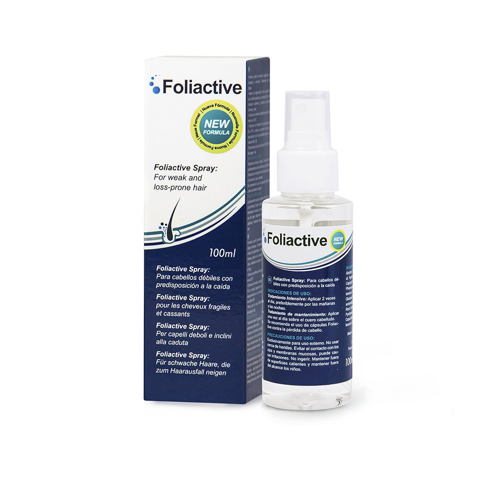 500-cosmetics-foliactive-hair-spray-treatment-anti-hair-loss-100-ml-1765896804 500 Cosmetics, Foliactive, Haarlak behandeling, Tegen haaruitval, 100 ml - Afbeelding 1