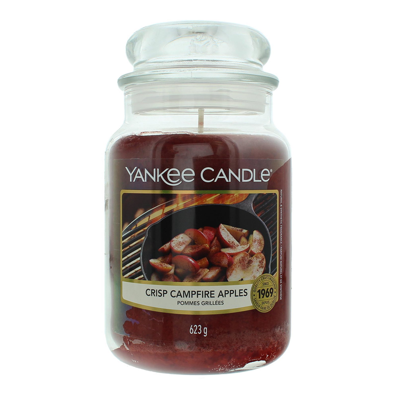 10041535-00101 Yankee Candle, Crisp Campfire Apples, Scented Candle, 623 g - Afbeelding 1