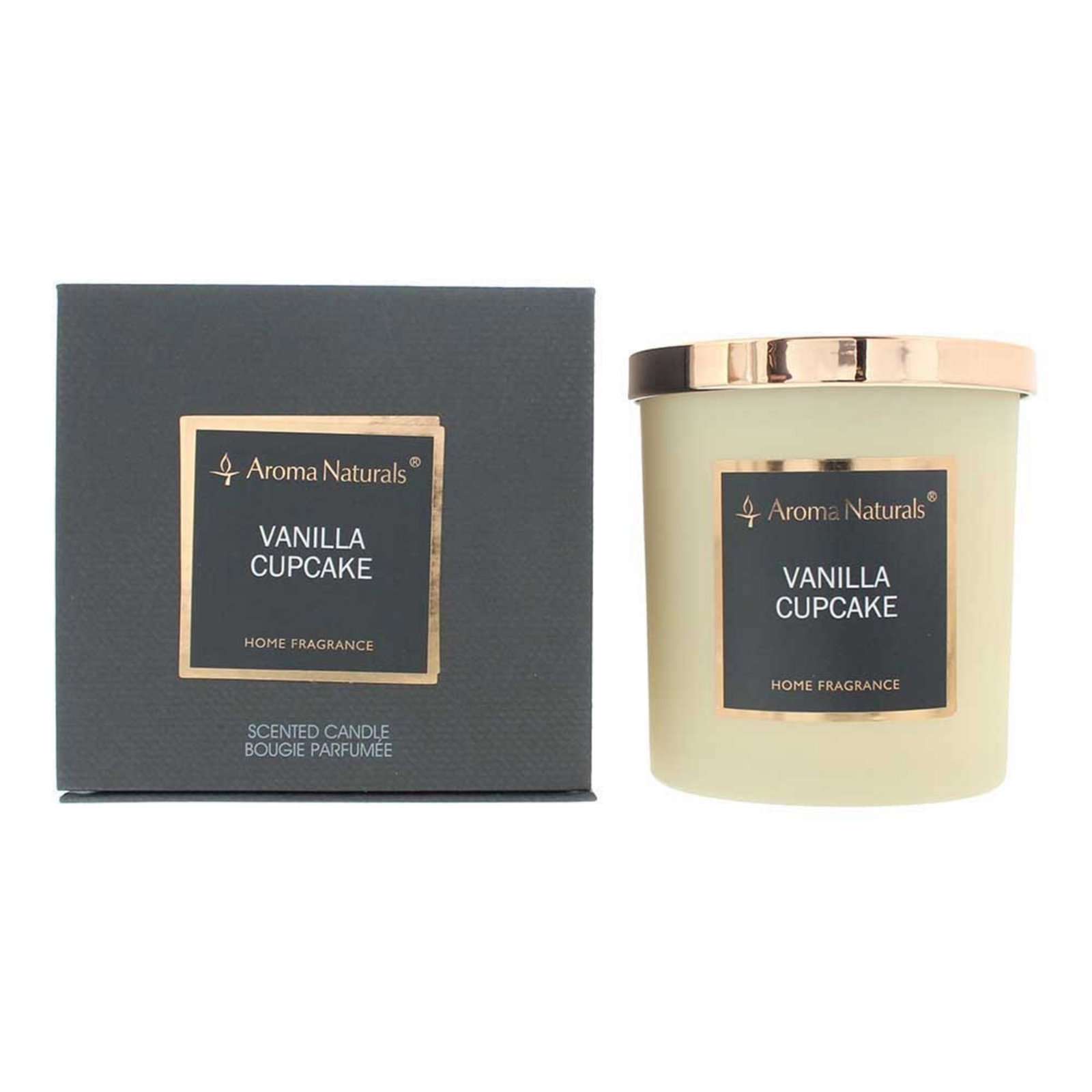 5056791604601-0-693317c967f8d Aroma Naturals, Vanilla Cupcake, Geurkaars, 215 g - Afbeelding 1
