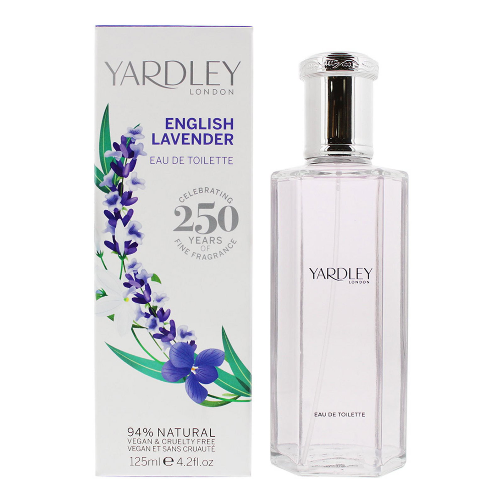 10002545-00101 Yardley, English Lavender, Eau de Toilette, Voor vrouwen, 125 ml - Afbeelding 1