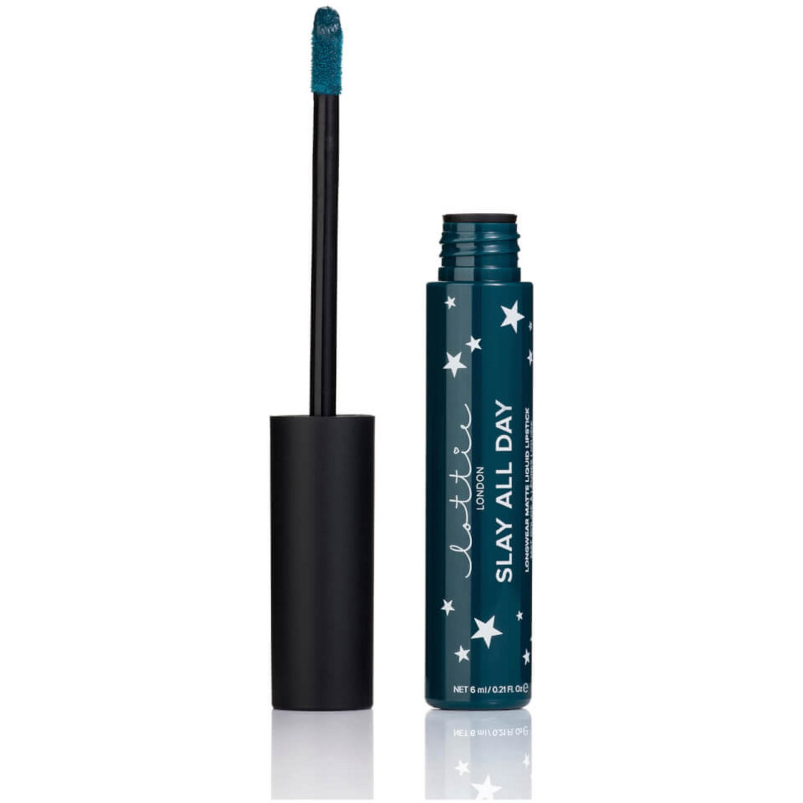 5060414316567-0-68e8ac9a00b78 Lottie London, Slay All Day, Mat, Vloeibare lippenstift, Koningin, 6 ml - Afbeelding 1