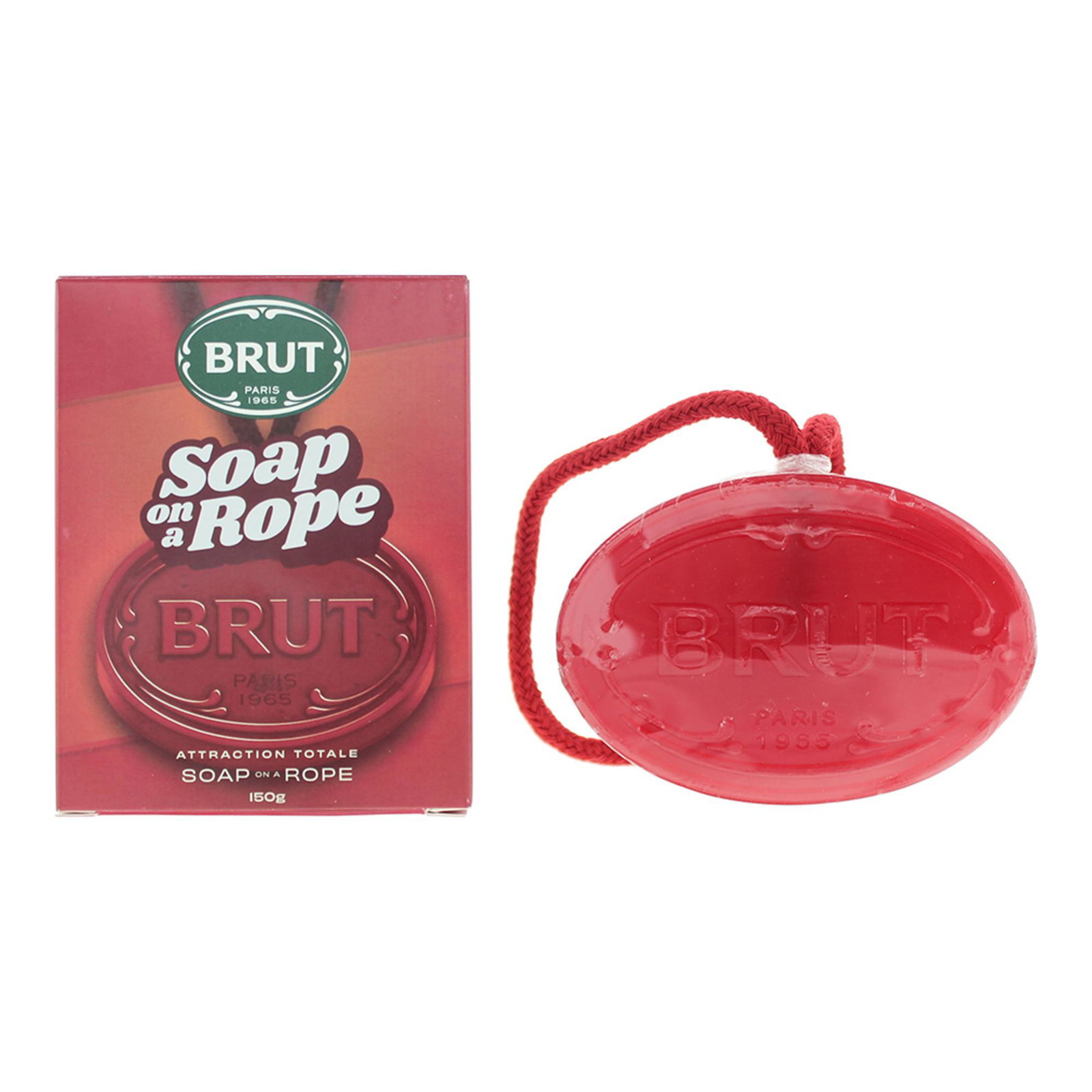 10051608-00101 Brut, Attraction Totale, Reiniging, Zeepstaaf, Lichaam, 150 g - Afbeelding 1