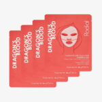 Rodial, Dragon's Blood, Hydraterend, Gelmasker, Gezicht, 4 st, 4 st